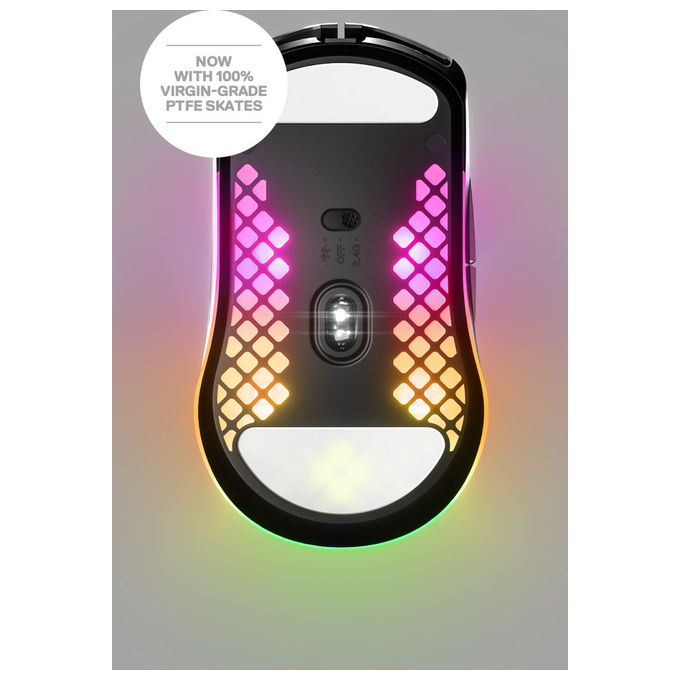 Steelseries Aerox 3 Onyx Mouse PC Gaming Ultraleggero