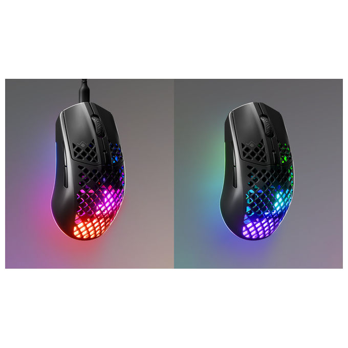 Steelseries Aerox 3 Onyx Mouse PC Gaming Ultraleggero