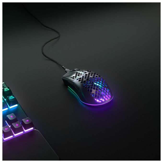 Steelseries Aerox 3 Onyx Mouse PC Gaming Ultraleggero