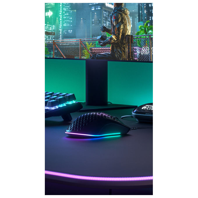 Steelseries Aerox 3 Onyx Mouse PC Gaming Ultraleggero