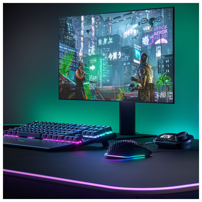 Steelseries Aerox 3 Onyx Mouse PC Gaming Ultraleggero
