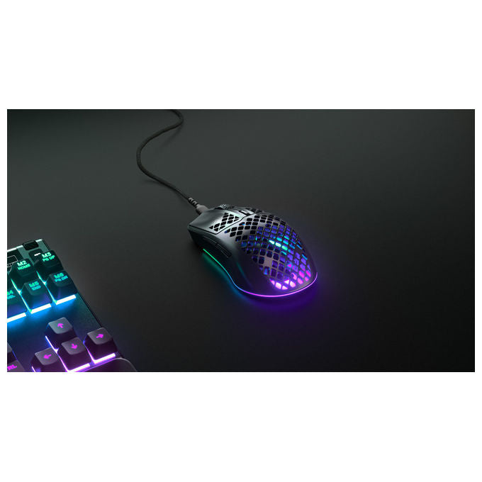 Steelseries Aerox 3 Onyx Mouse PC Gaming Ultraleggero