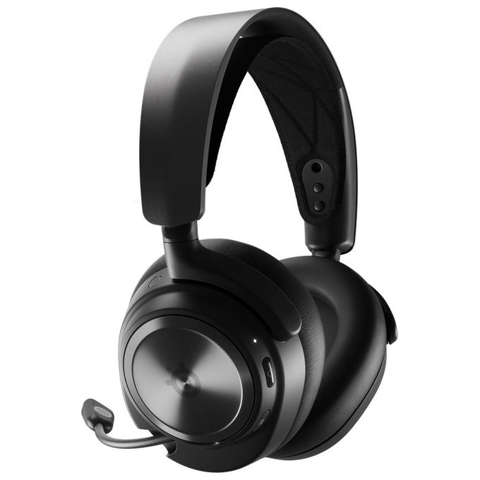 Steelseries Arctis Nova Pro Wireless, cuffie gaming bluetooth nere