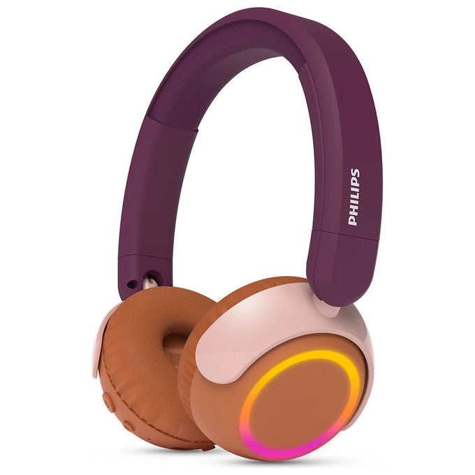 Philips TAK4200MP00 Serie 4200 Cuffie On-Ear Wireless per Bambini Bluetooth 5.4 45h Volume Limitato 85dB colore Viola