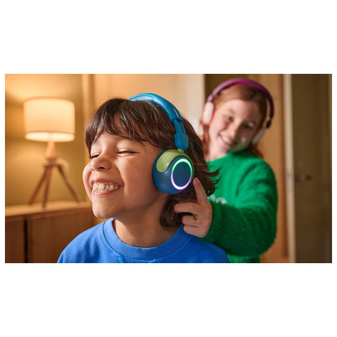Philips TAK4200MP00 Serie 4200 Cuffie On-Ear Wireless per Bambini Bluetooth 5.4 45h Volume Limitato 85dB colore Viola