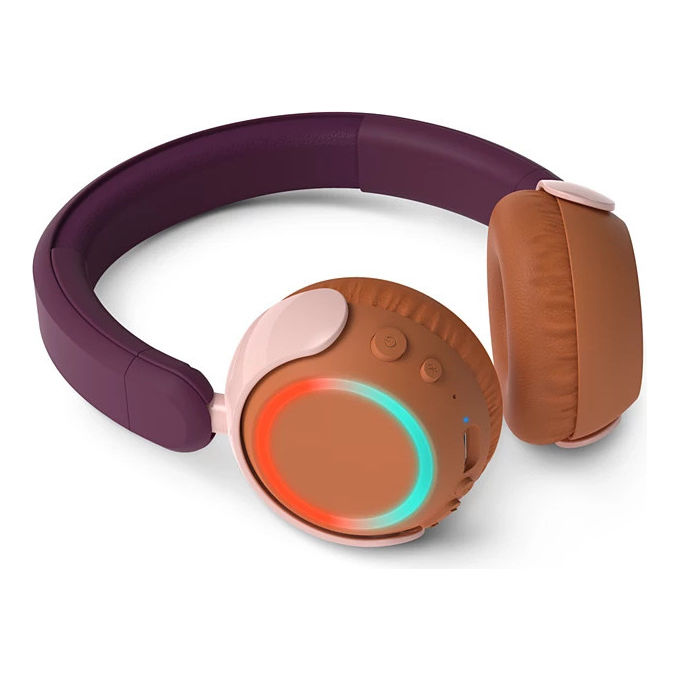 Philips TAK4200MP00 Serie 4200 Cuffie On-Ear Wireless per Bambini Bluetooth 5.4 45h Volume Limitato 85dB colore Viola