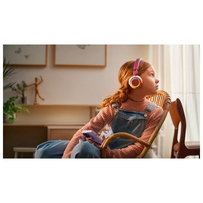 Philips TAK4200MP00 Serie 4200 Cuffie On-Ear Wireless per Bambini Bluetooth 5.4 45h Volume Limitato 85dB colore Viola