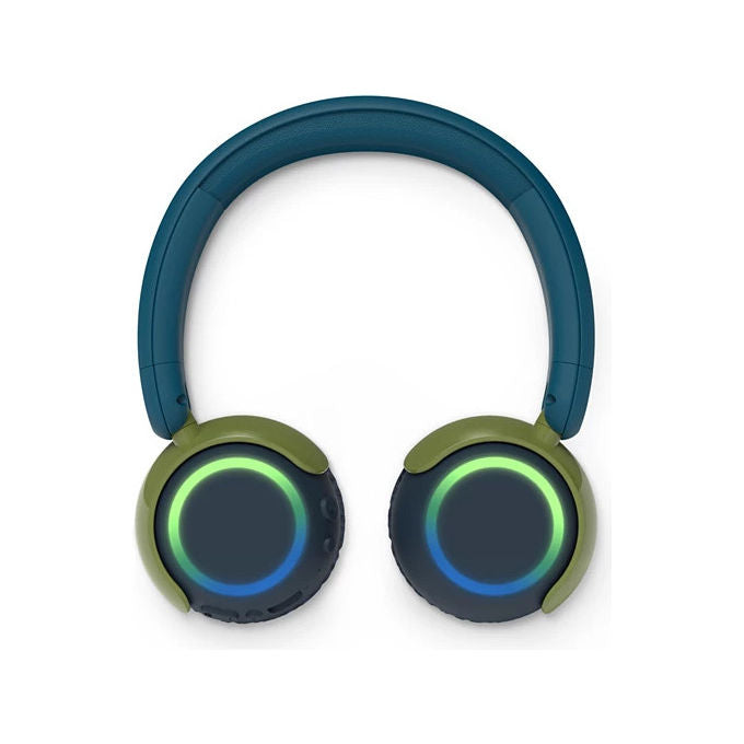 Philips TAK4200CT00 Serie 4000 Cuffie a Padiglione per Bambini Wireless Bluetooth 5.4 45h colore Blu Verde