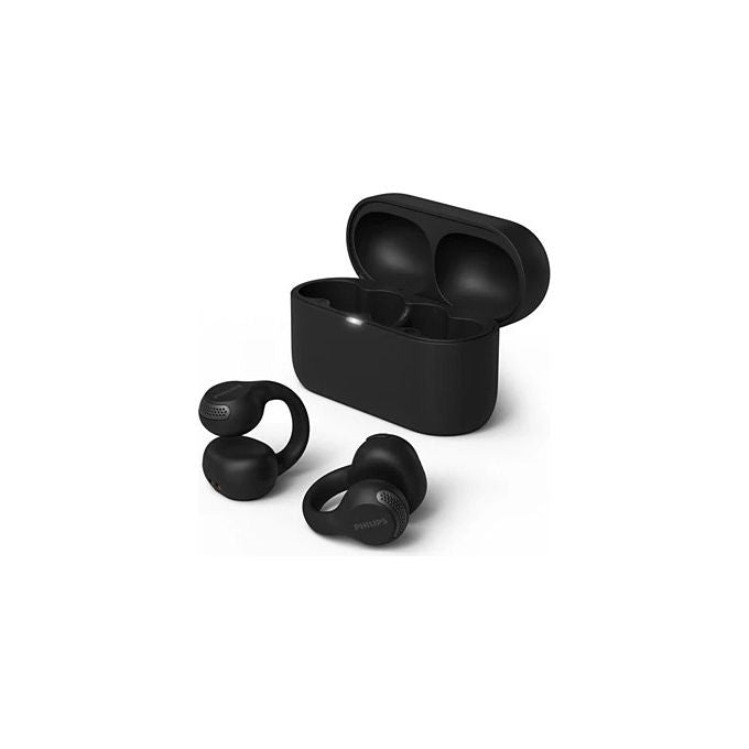 Philips TAQ2000BK00 Auricolari True Wireless Open-Ear Ear-Cuff Bluetooth 5.4 Multipoint 28 ore IPX4 colore Nero
