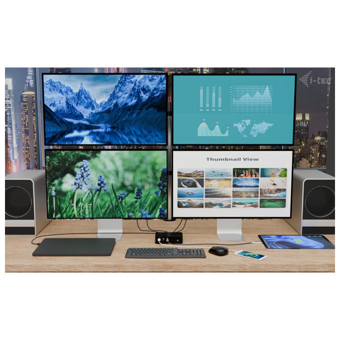 I-tec Docking station Thunderbolt 5, 5xUSB, LAN 2.5G, Power Delivery 140W