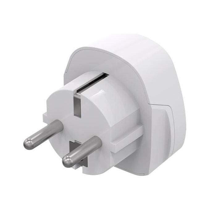 Celly Adattatore Universale da Viaggio Tipo F Bianco