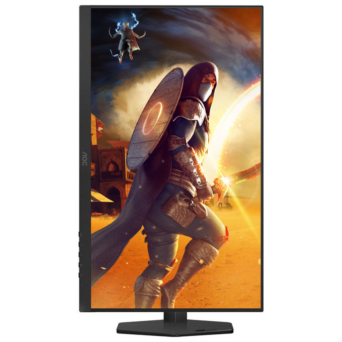 AOC U27G4-WS G4 Monitor Gaming 27'' 4K UHD Fast IPS 160 Hz DisplayHDR 400 HDMI 2.1 colore Argento Bianco
