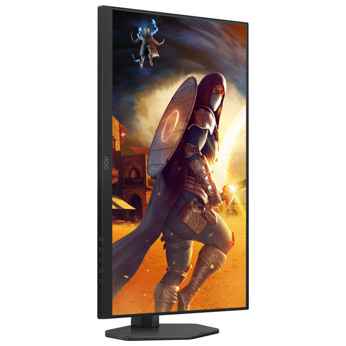 AOC U27G4-WS G4 Monitor Gaming 27'' 4K UHD Fast IPS 160 Hz DisplayHDR 400 HDMI 2.1 colore Argento Bianco