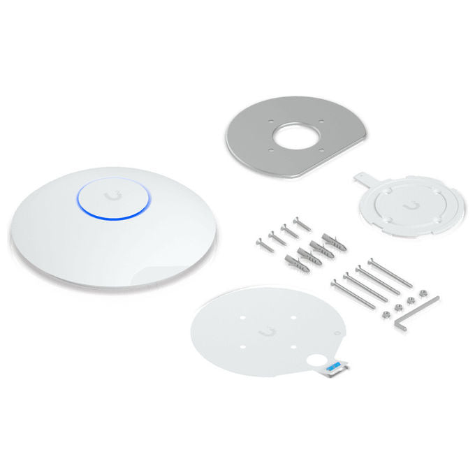 Ubiquiti U7-LR UniFi 7 Long Range Access Point WiFi 7 7300 Mbit-s PoE 2.5 GbE 300 utenti 160 m² colore Bianco
