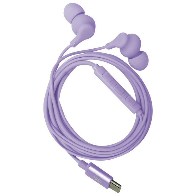 Celly Auricolari In-ear Cablati USB-C Viola