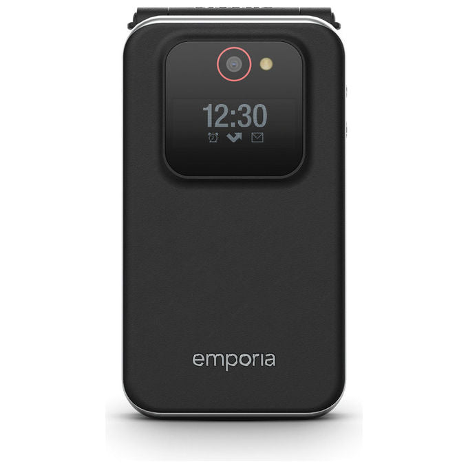 Emporia V228.V3.BK.01 Joy Telefono per Anziani Clamshell 2G Display 2.8'' IP54 Bluetooth USB-C colore Nero
