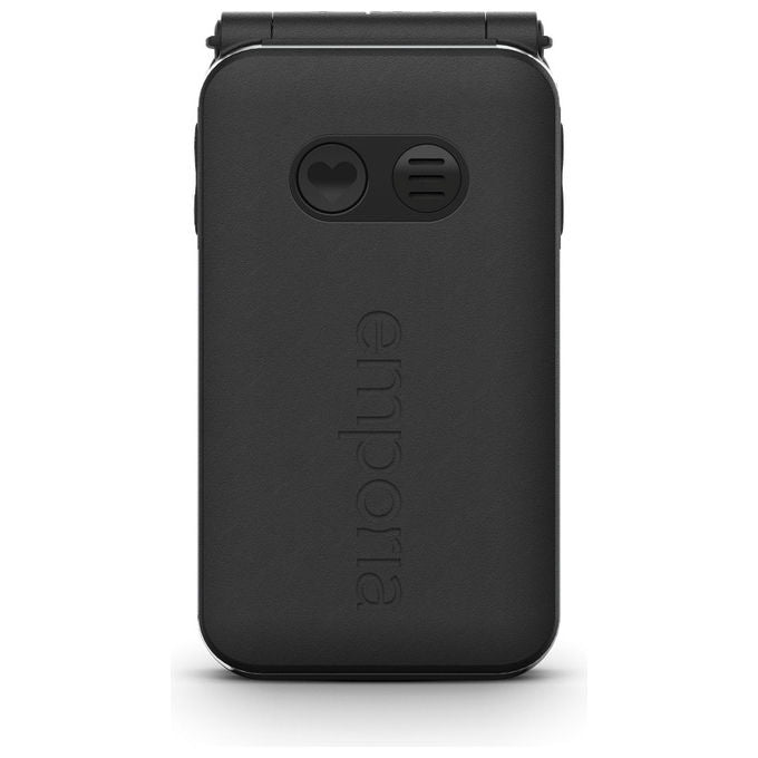 Emporia V228.V3.BK.01 Joy Telefono per Anziani Clamshell 2G Display 2.8'' IP54 Bluetooth USB-C colore Nero