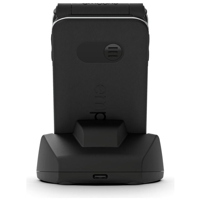 Emporia V228.V3.BK.01 Joy Telefono per Anziani Clamshell 2G Display 2.8'' IP54 Bluetooth USB-C colore Nero
