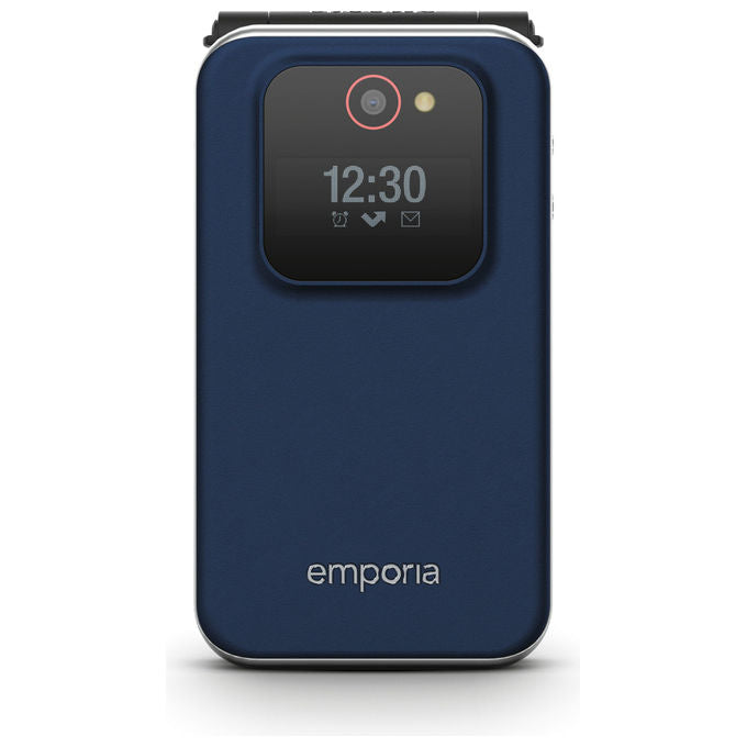Emporia V228.V3.BB.01 emporiaJOY Telefono per Anziani Clamshell 2.8'' 2 MP Bluetooth Radio FM IP54 1300 mAh colore Blu