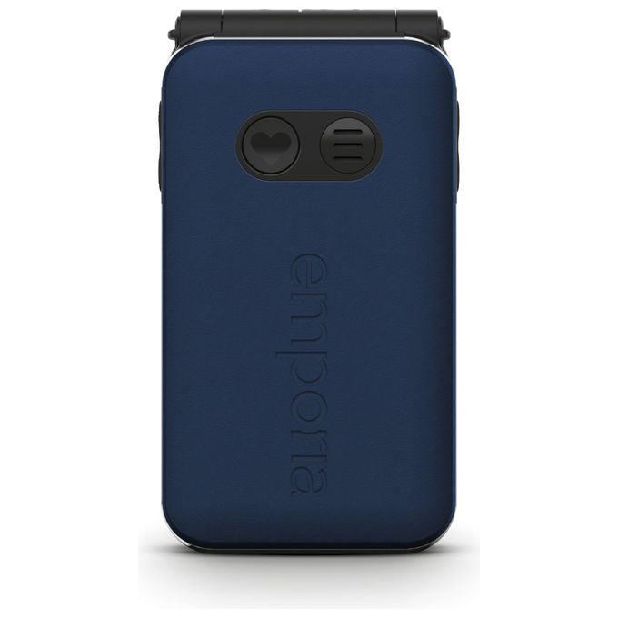 Emporia V228.V3.BB.01 emporiaJOY Telefono per Anziani Clamshell 2.8'' 2 MP Bluetooth Radio FM IP54 1300 mAh colore Blu