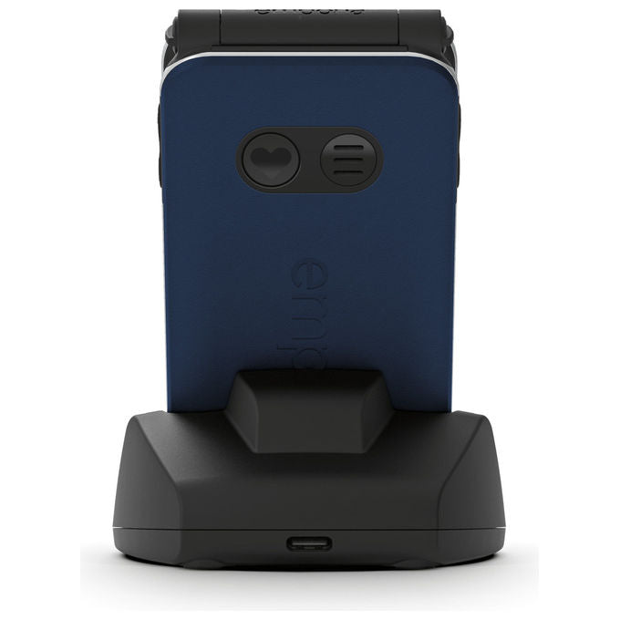 Emporia V228.V3.BB.01 emporiaJOY Telefono per Anziani Clamshell 2.8'' 2 MP Bluetooth Radio FM IP54 1300 mAh colore Blu