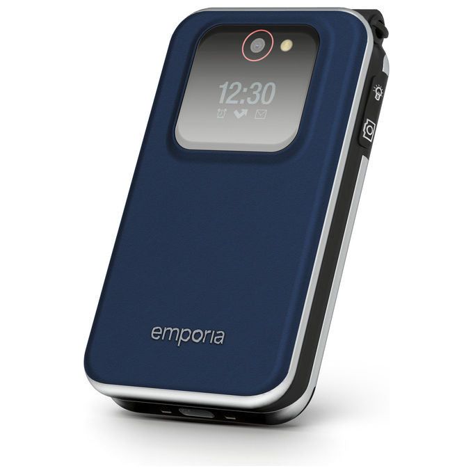 Emporia V228.V3.BB.01 emporiaJOY Telefono per Anziani Clamshell 2.8'' 2 MP Bluetooth Radio FM IP54 1300 mAh colore Blu