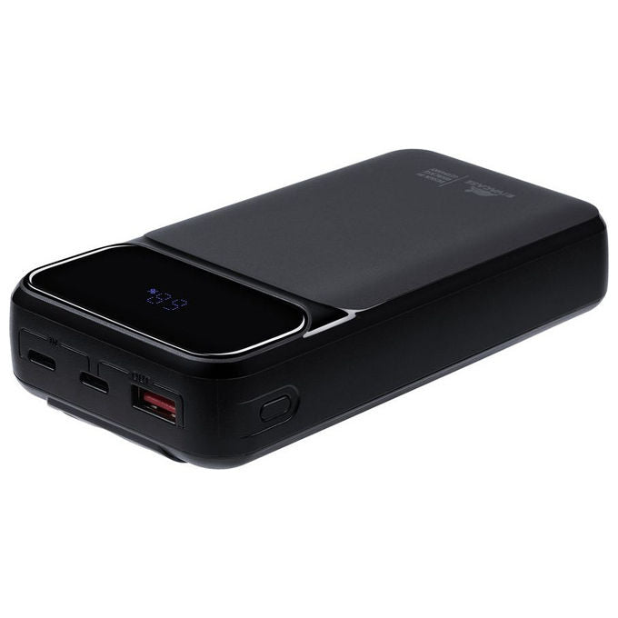Rivacase VA2221 Powerbank 20000 mAh 22,5 W Power Delivery 3.0 Quick Charge 3.0 3 Porte Display cavi integrati colore Nero
