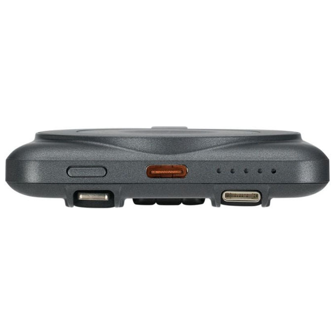 Rivacase VA2607 Power Bank 5000 mAh Wireless Qi MagSafe, Nero-Grigio