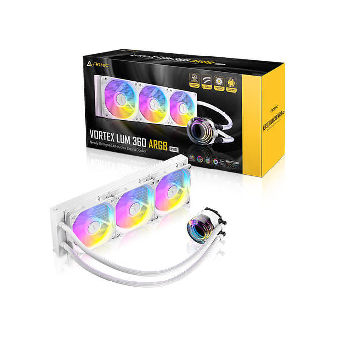 Antec Vortex Lum 360 Bianco, KIT_ Raffreddamento a Liquido ARGB