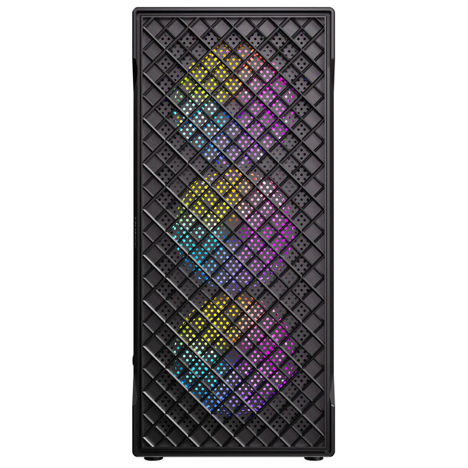 Antec VX-310 ARGB Case PC Mid Tower ATX Vetro Temperato Mesh 4 Ventole ARGB USB 3.0 colore Nero