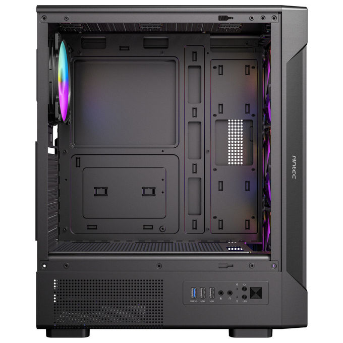 Antec VX-310 ARGB Case PC Mid Tower ATX Vetro Temperato Mesh 4 Ventole ARGB USB 3.0 colore Nero