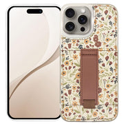 Celly Wally Custodia Portafoglio Similpelle Sabbia per iPhone 16 Pro