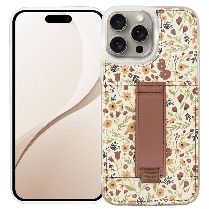 Celly Wally Custodia Portafoglio Bianca per Apple iPhone 16 Pro