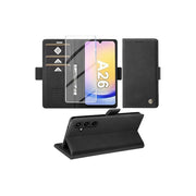Celly Wally Custodia Portafoglio Nera per Samsung Galaxy A26 5G