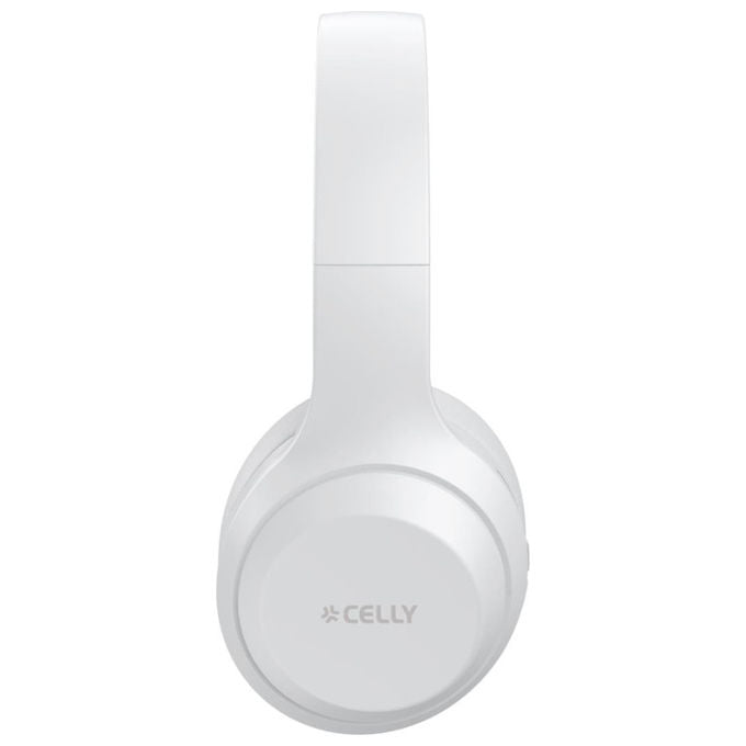 Celly Wavebeatwh Cuffie Wireless a Padiglione Bianche