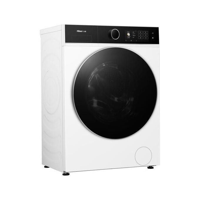 Hisense WD5I8043BWF Lavasciuga Frontale 8-5 Kg 1400 rpm Classe A-D WiFi Vapore (84.5x59.5x47 cm) colore Bianco