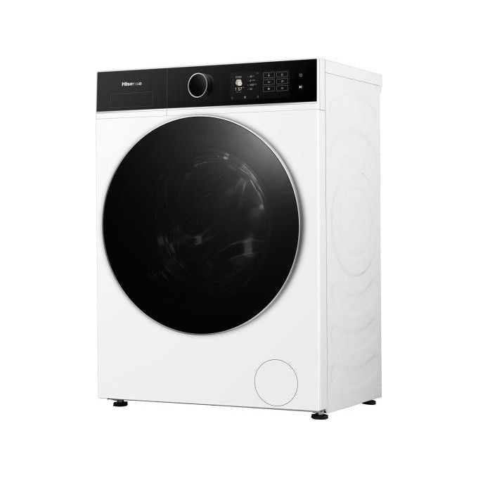 Hisense WD5I8043BWF Lavasciuga Frontale 8-5 Kg 1400 rpm Classe A-D WiFi Vapore (84.5x59.5x47 cm) colore Bianco