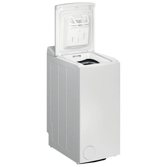 Hotpoint WMTG725BIT Lavatrice Carica dall'Alto 7 Kg 1200 rpm Classe B Inverter 14 Programmi (90x40x60 cm) colore Bianco