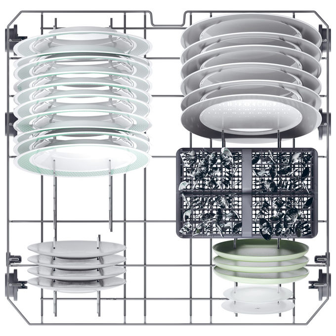 Hoover HS 3C7L0S H-DISH 500 Lavastoviglie a Scomparsa Totale 13 coperti Classe C 47 dB Wi-Fi (81,8x59,8x55,5 cm) colore Argento