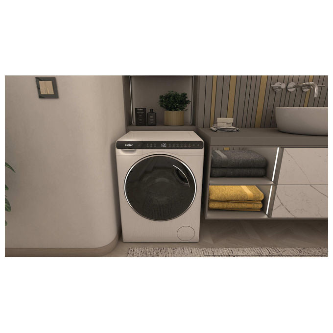 Haier HW50-BP12307U1-S MiniDrum Lavatrice Frontale 5 Kg 1200 rpm Classe A Wi-Fi Inverter (70x51x49 cm) colore Bianco