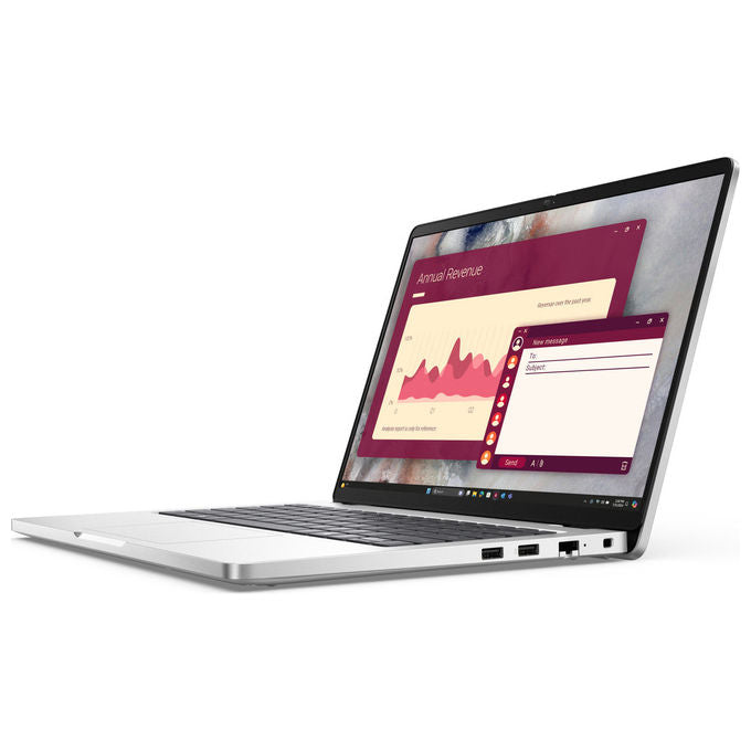 Dell PC14250 Notebook Intel Core Ultra 7 32GB RAM 512GB SSD 14 pollici Full HD+ colore Platino