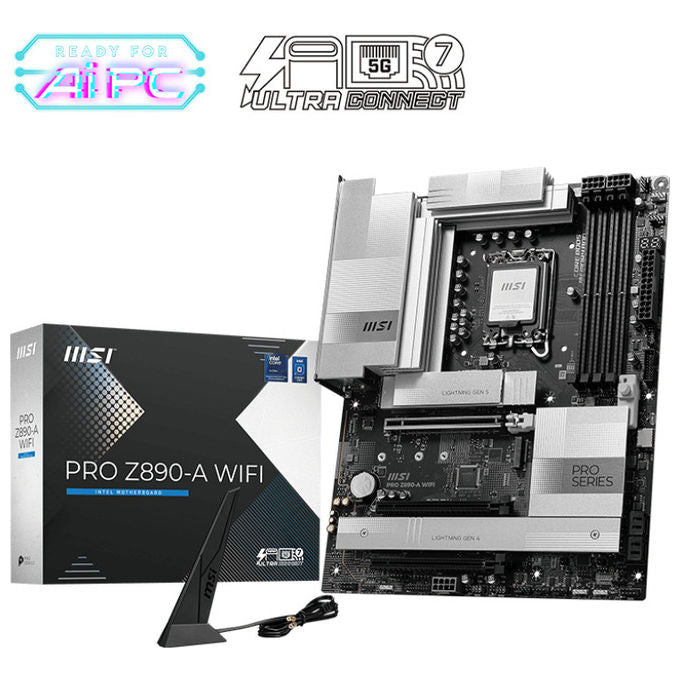 MSI Pro Z890-A Wifi scheda madre Intel Lga 1851 Atx