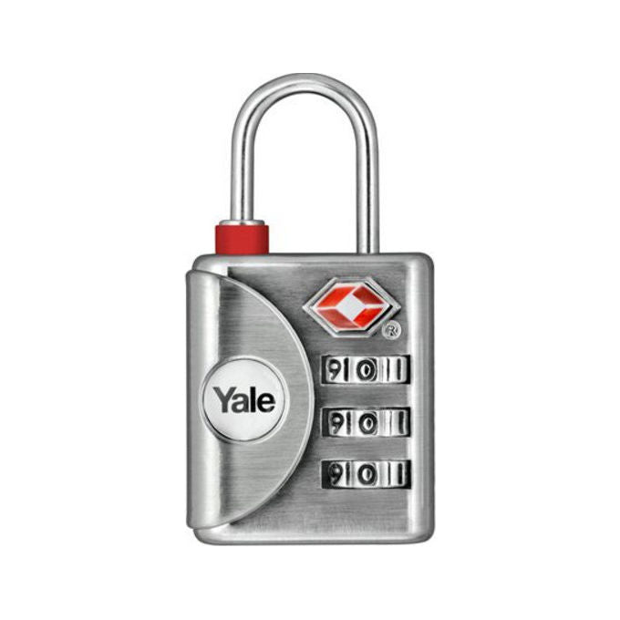 Yale Lucchetto da Viaggio TSA Argento a 3 Cifre