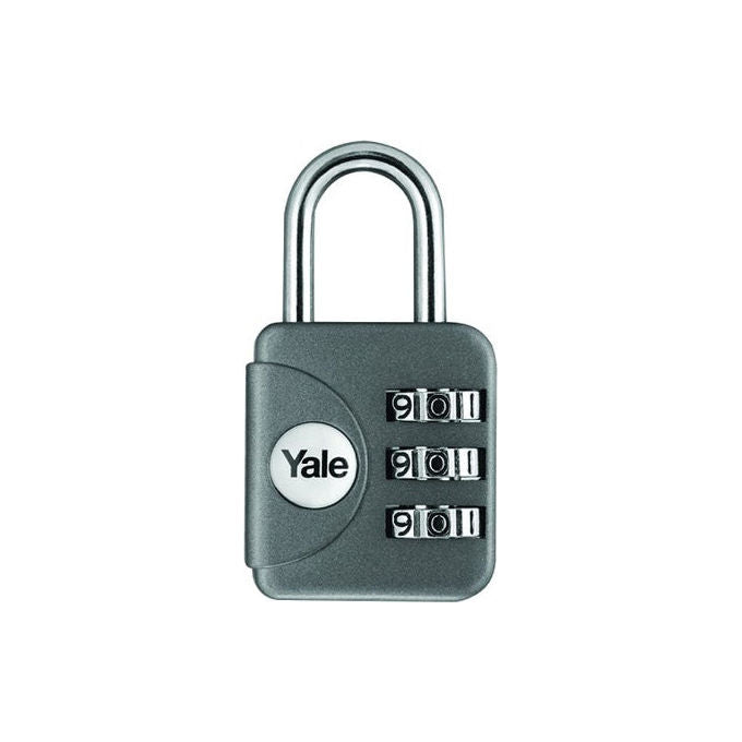 Yale Lucchetto a Combinazione Grigio YP1 per Valigia