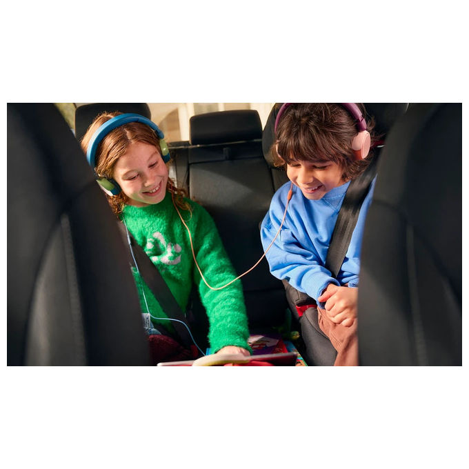 Philips TAK2000MP-00 Cuffie On-Ear Cablate per Bambini Viola-Magenta