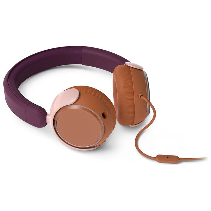 Philips TAK2000MP-00 Cuffie On-Ear Cablate per Bambini Viola-Magenta