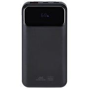 Rivacase VA2211 Power Bank 10000 mAh 22,5W PD 3.0 QC 3.0 3 Cavi Integrati Display colore Nero
