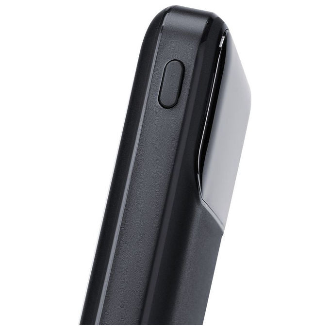 Rivacase VA2211 Power Bank 10000 mAh 22,5W PD 3.0 QC 3.0 3 Cavi Integrati Display colore Nero