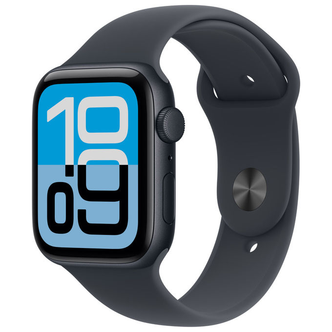 Apple Watch SE 3 GPS 44mm Alluminio Mezzanotte con Sport Band