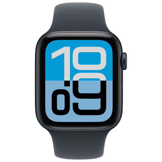 Apple Watch SE 3 GPS 44mm Alluminio Mezzanotte con Sport Band